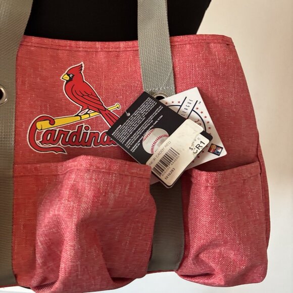 St. Louis Cardinals Team Logo Picnic Jr Caddy Travel Bag Genuine Merchandise NEW - Picture 3 of 15